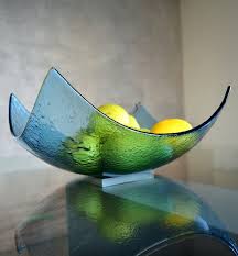 Modern Minimalist Fused Glass Fruit