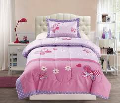 2 Pc Pink Childrens Comforter Set
