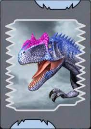 Compra tu disfraz de dinosaurio barato para niños y adultos. Allosaurus Dino Rey Cartas Arte De Dinosaurio Dino