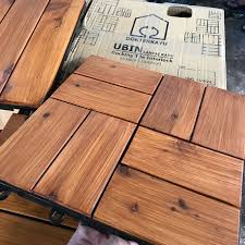 Selain itu, beberapa pengguna lantai kayu mengakui kalau lantai kayu dapat. Dr Kayu Ubin Lantai Kayu Taman Lantai Balkon Decking Tile Motif Zigzag 2ply Shopee Indonesia