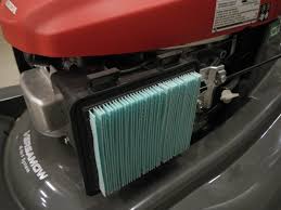 Make sure the riding mowers engine is off, remove the ignition key, and set the parking brake before removing the shipping brace. Honda Lawn Mower Air Filter Fully Equipped
