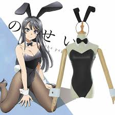 See more ideas about anime anime bunny girl. Rascal Does Not Dream Of Bunny Girl Senpai Costume Mai Sakurajima Cosplay Outfit Ebay