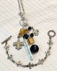new orleans jewelry nfl saints necklace