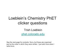 Loeblein Chemistry Er Questions
