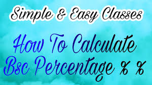 calculate aggregate percene of bsc