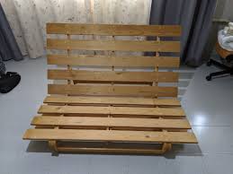 ikea futon bed base platform foldable