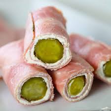 Ham and Pickle Roll-ups - Whole Lotta Yum