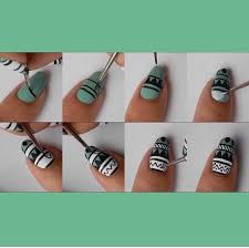 easy aztec nail design musely