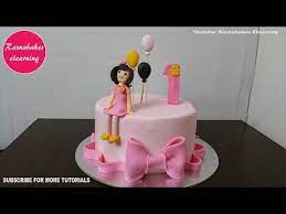 1st Birthday Cake Ideas For Girls Youtube gambar png