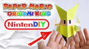 Make Origami Olivia from Paper Mario the Origami King - YouTube