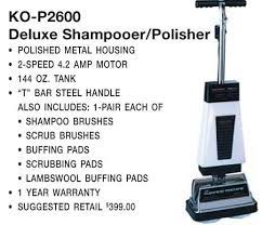 koblenz p2600 shooer floor polisher