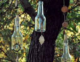 Glass Bottle Wind Chimes
