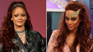 tyra banks says she looks like rihanna