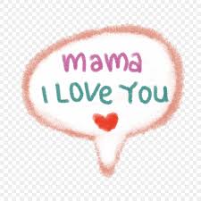 hand writing mama i love you mama mom