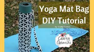 yoga mat bag diy sewing tutorial you