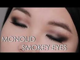 monolid smokey eyes make up you