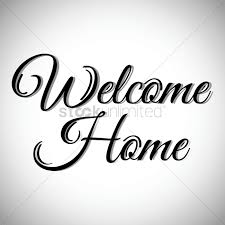 Welcome Home Greeting Vector Image 1811209 Stockunlimited