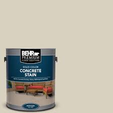 Behr Premium 1 Gal Pfc 31 Traditional Tan Solid Color Flat Interior Exterior Concrete Stain