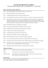 Dear musician, you have chosen an amazing profession! Music Resume Samples Sample Resumes