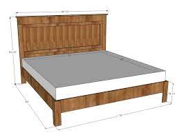 build a king size fancy farmhouse bed