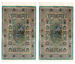 qom silk persian rug exclusive 90 x 60