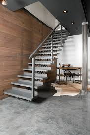 Steel Stairs With Cable Rails