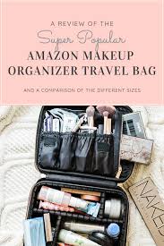 the amazon makeup organizer travel bag