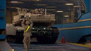 Amerikaanse leger verplaatst zich met groot materieel door Nederland