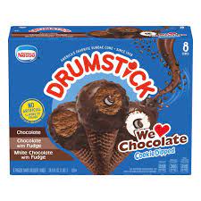 Maybe you would like to learn more about one of these? Nestle Drumstick We Love Chocolate Cookie Dipped Sundae Cones Variety Pack Shop Cones Sandwiches At H E B