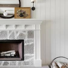 Gray Slate Fireplace Surround