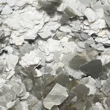 color chip metallic silver mica flakes