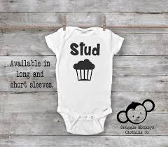 Stud Muffin Onesie Funny Baby Onesie Funny Baby Boy Gift Baby Shower Gift Funny Baby Clothes Baby Boy Clothes Funny Baby Gifts