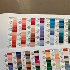 Diamond Painting Drill Color Charts