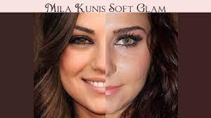 mila kunis soft glam how to create a