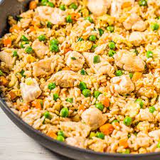 Healthy And Easy Recipes Chicken Fried Rice gambar png