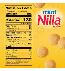 nilla wafers mini vanilla wafer cookies