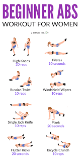 10 minute beginner ab workout for women