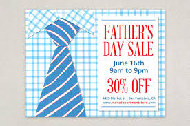 Fathers Day Sale Flyer Template Inkd