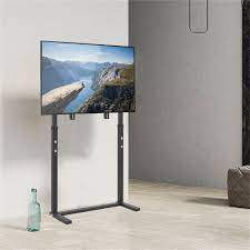 117 132cm tall tv monitor floor stand w