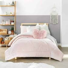 girls pink bedding set