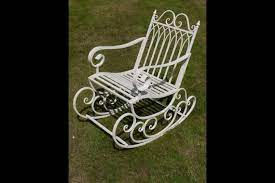 Garden Rocking Chair Antique White