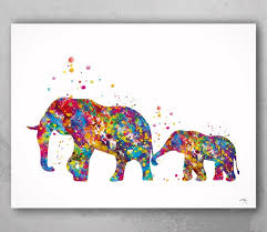 Art Watercolor Print Animal Wall Art