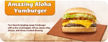 They have a large burger king. Jollibee Amazing Aloha Burger Beef Patty With Pineapple Lettuce Bacon Cheese Honey Mustard Dressing Chicken Bucket Food Aloha Burger