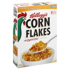 photo of kellogg s corn flakes breakfast cereal original fat free 12
