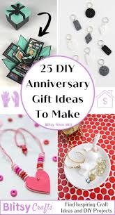 25 homemade diy anniversary gifts for