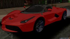 Gta sa android dff only no txd cars 2019 version: Ferrari Laferrari 2014 Dff Only For Gta San Andreas Ios Android