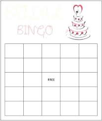 Printable Bingo Card Template Free For Teachers Cards Large
