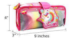unicorn pencil case storage bag pouch