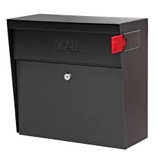 Wall Mount Mail Boss Locking Mailbox
