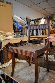 caning two of my antique chairs the